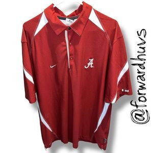 Nike Alabama Crimson Tide Polo Size Large